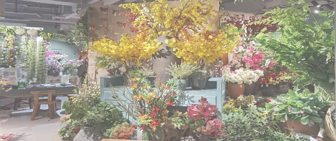 artificial plants arrangement