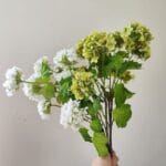 Wood Hydrangea Artificial Flowers