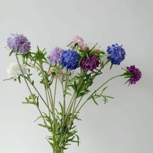 Artificial Scabiosa Pincushion Flower