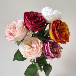 Artificial Austin Rose Flower