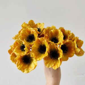 Poppy Artificial Flower Bouquet